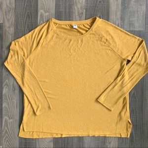 [3 for $30] Old Navy Long Loose Softs Golden Poppy Yellow Shirt